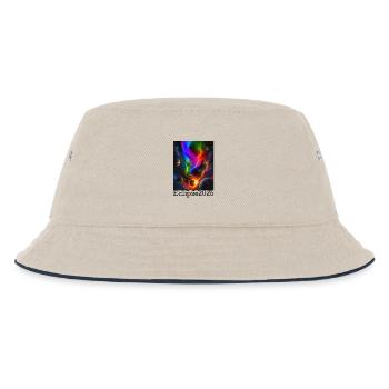 Nebula Neon Eclipse 2026 limited edition - Kids’ Bucket Hat - ecru/navy - Front