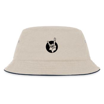 Hand rock - Bob Enfant - blanc cassé/bleu marine - Devant