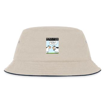 Bob Dylans Freund - Kinder Bucket Hat - Natur/Navy - Vorne