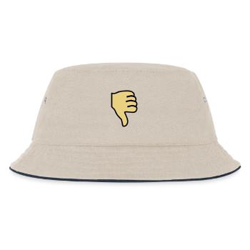 2541614 15419361 daumen - Kinder Bucket Hat - Natur/Navy - Vorne