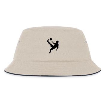 Fallrueckzieher - Kinder Bucket Hat - Natur/Navy - Vorne