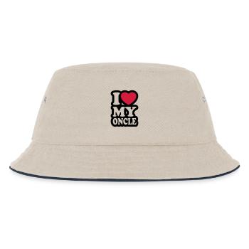 I love my oncle - J'aime mon oncle - Bob Enfant - blanc cassé/bleu marine - Devant
