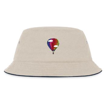 Ballon - ein Stück Freiheit. - Kinder Bucket Hat - Natur/Navy - Vorne