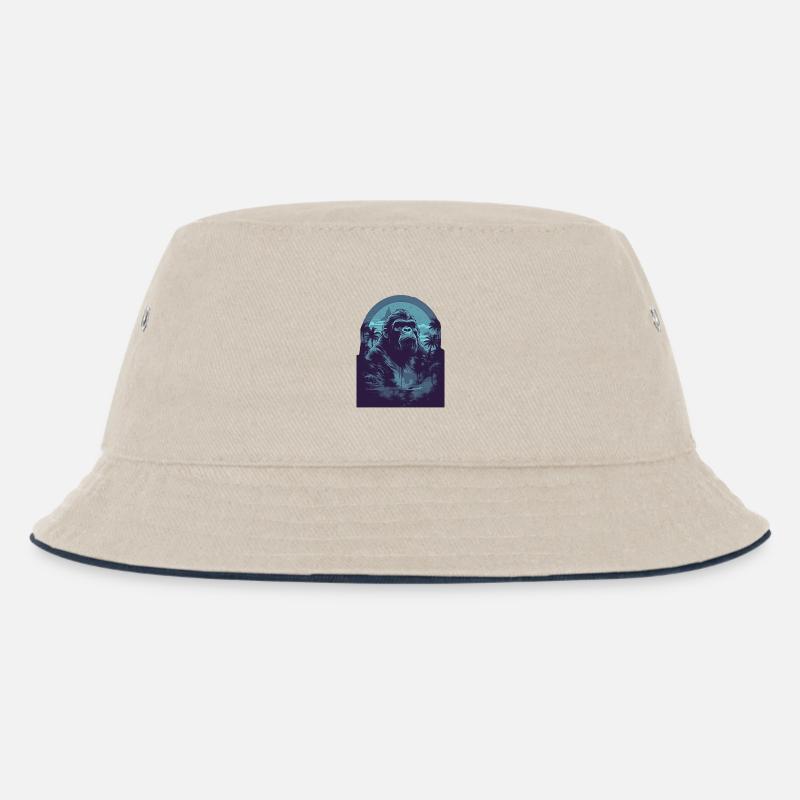 Gorrile bleue - Bob Enfant - blanc cassé/bleu marine