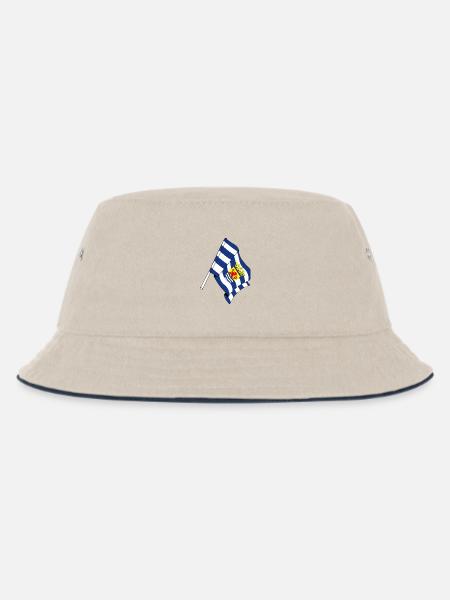 Flagge der Provinz Zeeland - Kinder Bucket Hat - Natur/Navy