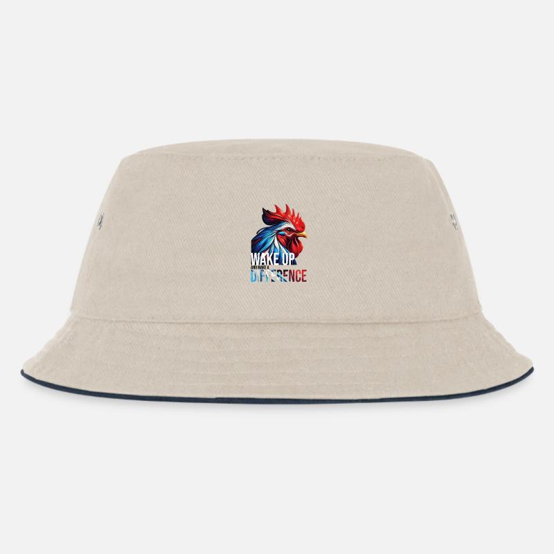 RÉVEILLEZ-VOUS ET FAITES UNE DIFFÉRENCE - Bob Enfant - blanc cassé/bleu marine