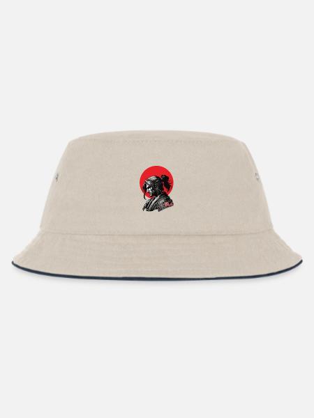 Ronin Krieger - Kinder Bucket Hat - Natur/Navy