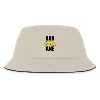 Banane - Kinder Bucket Hat - Natur/Navy - Vorne