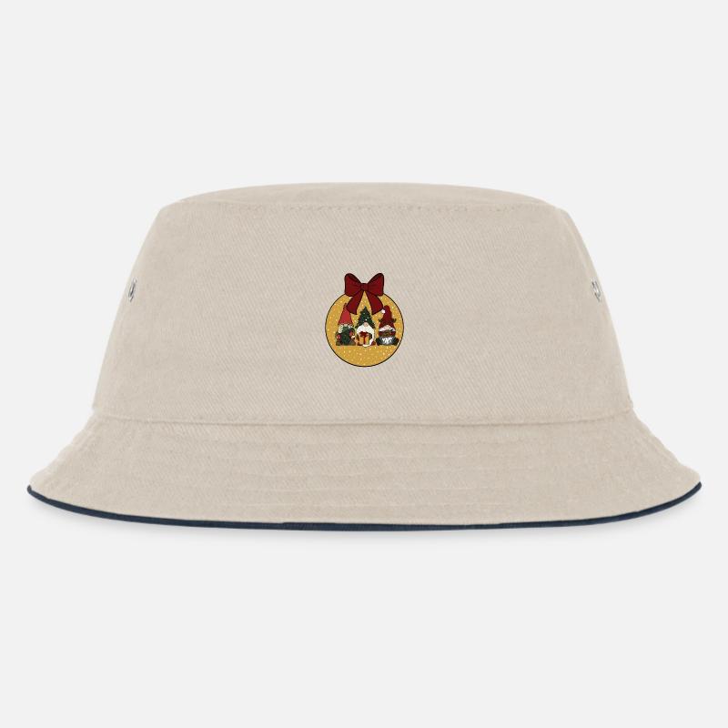Weihnachtskugel  - Kinder Bucket Hat - Natur/Navy