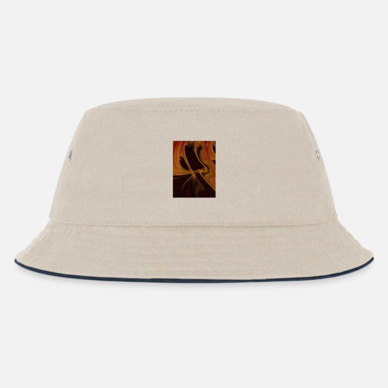 Wüste - Kinder Bucket Hat - Natur/Navy
