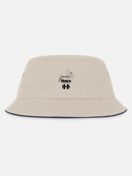 Musculation Vintage Minimal - Bob Enfant - blanc cassé/bleu marine