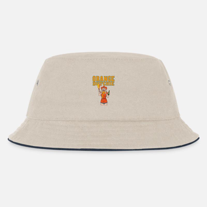orangedutchie - Bob Enfant - blanc cassé/bleu marine