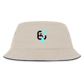 Logo du tuyau de robinet de plombier - Bob Enfant - blanc cassé/bleu marine - Devant
