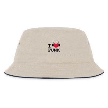 I Love Funk! - Kids’ Bucket Hat - ecru/navy - Front