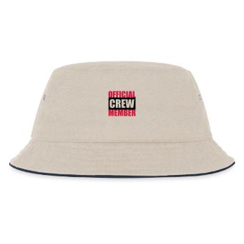 Official Crew Member - Kids’ Bucket Hat - ecru/navy - Front