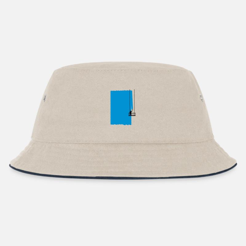 Fassaden Maler - Kinder Bucket Hat - Natur/Navy
