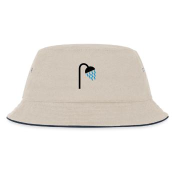 Douche - Bob Enfant - blanc cassé/bleu marine - Devant