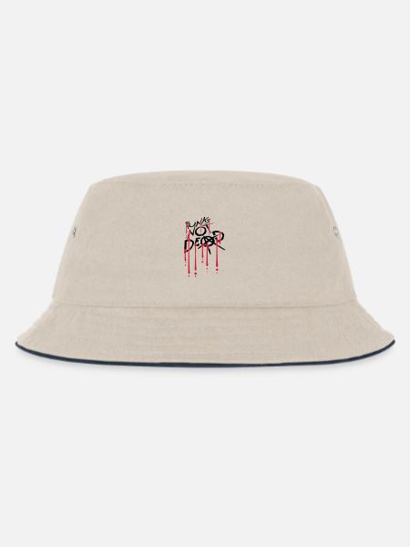 punks not dead Zitat - Kinder Bucket Hat - Natur/Navy