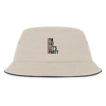at the fat lets party - Kids’ Bucket Hat - ecru/navy - Front