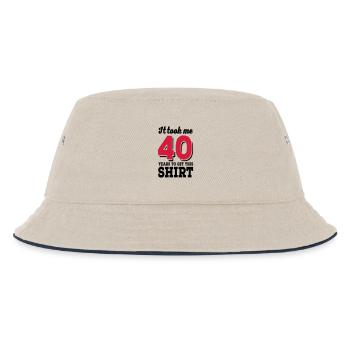 40th birthday - Kids’ Bucket Hat - ecru/navy - Front