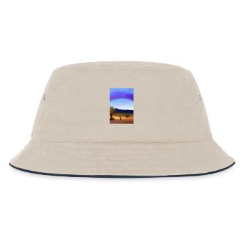 Arabische Wüste - Kinder Bucket Hat - Natur/Navy - Vorne