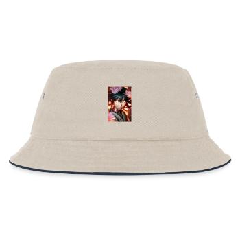 Chika - Bob Enfant - blanc cassé/bleu marine - Devant