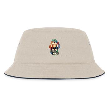 Lutteur musclé - CÂLINS GRATUITS 1 - Bob Enfant - blanc cassé/bleu marine - Devant