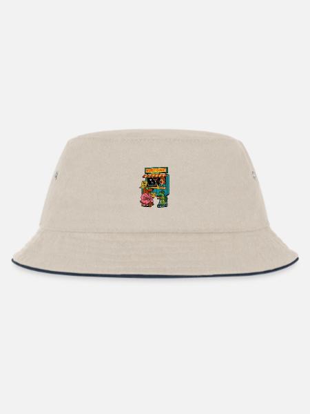 Dackel Imbiss Moin - Kinder Bucket Hat - Natur/Navy
