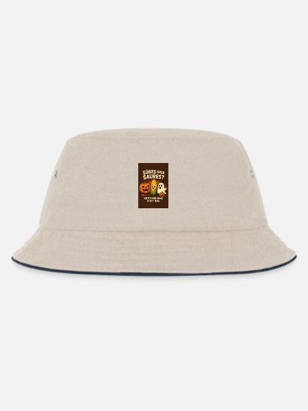 Süßes oder Saures Halloween Spaß - Kinder Bucket Hat - Natur/Navy