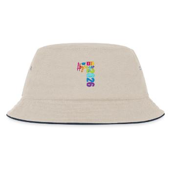 Kita Abgänger 2026 - Kinder Bucket Hat - Natur/Navy - Vorne