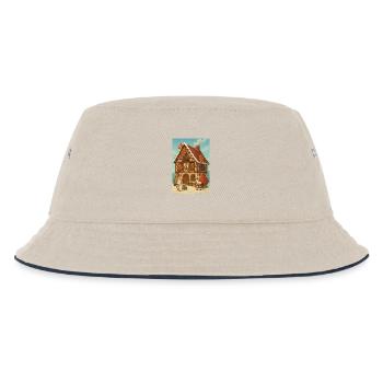 Alsace Maison à colombages pain d'épice féerique - Bob Enfant - blanc cassé/bleu marine - Devant