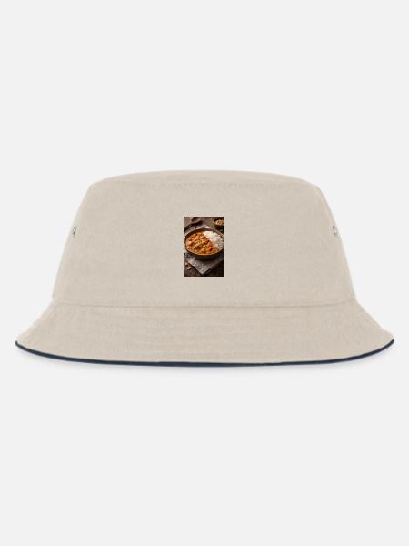 Groundnut Stew - Kinder Bucket Hat - Natur/Navy