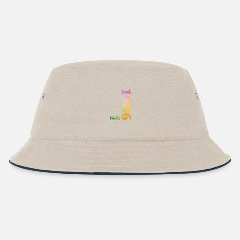 40. Geburtstag Geschenk 1896 Limited Edition - Kinder Bucket Hat - Natur/Navy