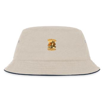 Witzige Sarkastische Ironische Sprüche - Kinder Bucket Hat - Natur/Navy - Vorne