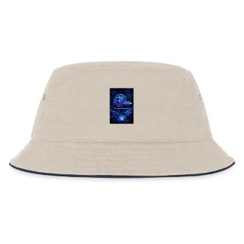 arcane_clockwork_poster_Neon_citate - Kinder Bucket Hat - Natur/Navy - Vorne