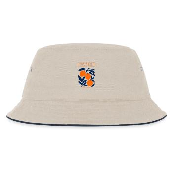 Opa 2024 - Kinder Bucket Hat - Natur/Navy - Vorne