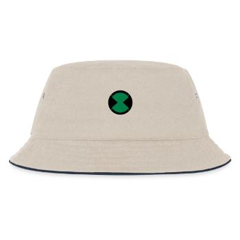 Sehen Ben Ten - Kinder Bucket Hat - Natur/Navy - Vorne
