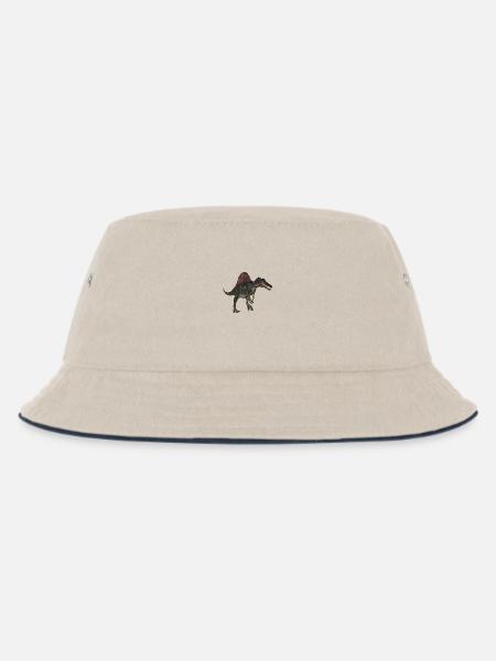 spinosaurus1 - Kinder Bucket Hat - Natur/Navy