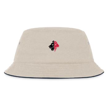 Loewe und Lamm, Lion and Lamb - Kinder Bucket Hat - Natur/Navy - Vorne