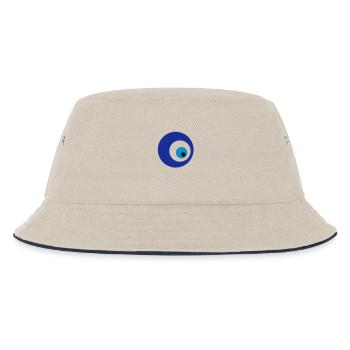 mavi boncuk - Kinder Bucket Hat - Natur/Navy - Vorne