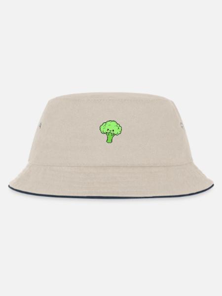 Brokkoli Baby - Kinder Bucket Hat - Natur/Navy