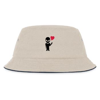 alien_love - Bob Enfant - blanc cassé/bleu marine - Devant