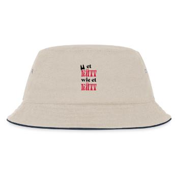 Karneval - Kinder Bucket Hat - Natur/Navy - Vorne