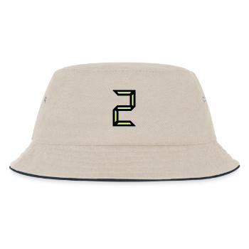 2. HAPPY BIRTHDAY. HAPPY BIRTHDAY. DIGIT - Kids’ Bucket Hat - ecru/navy - Front