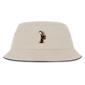 Chèvre Capricorne Bouquetin alpin Chèvres capricornes - Bob Enfant - blanc cassé/bleu marine - Devant
