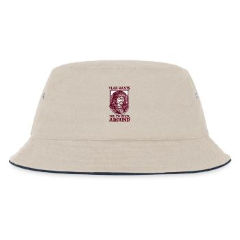Vlad Wants You to Stick Around - Kinder Bucket Hat - Natur/Navy - Vorne