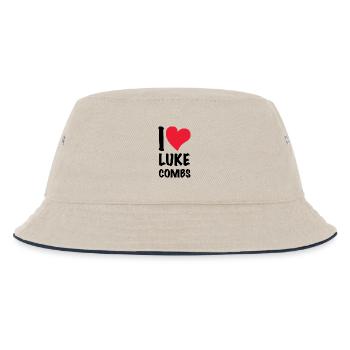 J’adore Luke Combs - Bob Enfant - blanc cassé/bleu marine - Devant