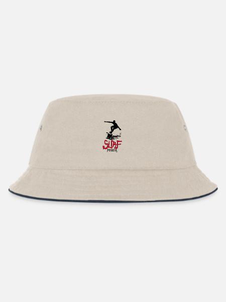 surf - Kinder Bucket Hat - Natur/Navy