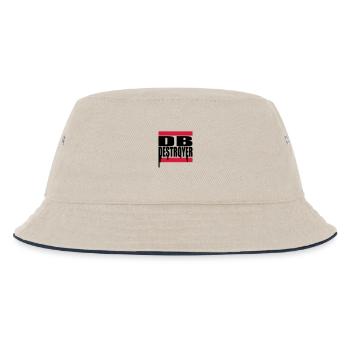 db_2f_2 - Kinder Bucket Hat - Natur/Navy - Vorne
