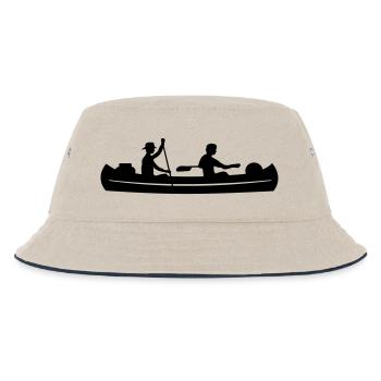 Sport - Kanu - Kinder Bucket Hat - Natur/Navy - Vorne